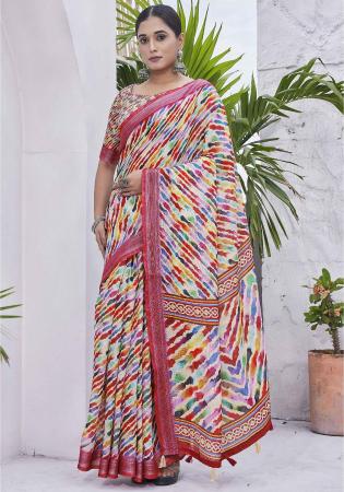 Picture of Sightly Linen Beige Saree