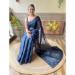 Picture of Enticing Georgette Midnight Blue Saree