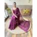 Picture of Delightful Georgette Violet Saree