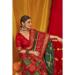 Picture of Amazing Silk Red & Green Saree