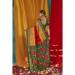 Picture of Good Looking Silk Dark Red Saree