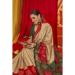 Picture of Pretty Silk Dark Khaki Saree