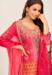 Picture of Chiffon Light Coral Straight Cut Salwar Kameez