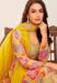 Picture of Ideal Chiffon Golden Straight Cut Salwar Kameez