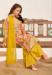 Picture of Ideal Chiffon Golden Straight Cut Salwar Kameez