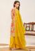 Picture of Ideal Chiffon Golden Straight Cut Salwar Kameez