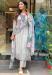 Picture of Gorgeous Chiffon Off White Readymade Salwar Kameez