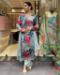 Picture of Pleasing Chiffon Slate Grey Readymade Salwar Kameez