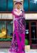 Picture of Beauteous Satin Dark Magenta Saree