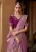 Picture of Appealing Silk & Organza Rosy Brown Saree