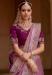 Picture of Appealing Silk & Organza Rosy Brown Saree