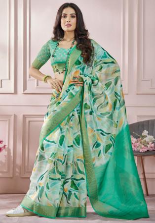 Picture of Radiant Silk Dark Khaki Saree