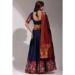 Picture of Nice Silk Dark Slate Blue Lehenga Choli