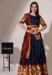 Picture of Resplendent Silk Navy Blue Lehenga Choli