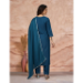 Picture of Resplendent Cotton Midnight Blue Readymade Salwar Kameez