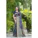 Picture of Marvelous Satin & Silk Dark Slate Blue Saree