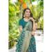 Picture of Amazing Satin & Silk Sea Green Saree