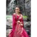 Picture of Well Formed Satin & Silk Medium Violet Red Saree