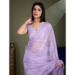 Picture of Alluring Net & Silk Medium Purple Saree