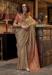 Picture of Resplendent Silk Bisque Saree