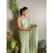 Picture of Enticing Silk Dark Sea Green Saree