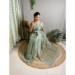 Picture of Enticing Silk Dark Sea Green Saree