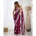 Picture of Beautiful Georgette Brown Saree