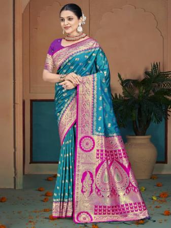 Picture of Taking Silk Light Sea Green Saree