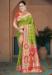 Picture of Pleasing Silk Olive Drab Saree