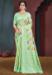 Picture of Charming Cotton Medium Aqua Marine Saree