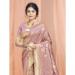 Picture of Fascinating Silk Rosy Brown Saree