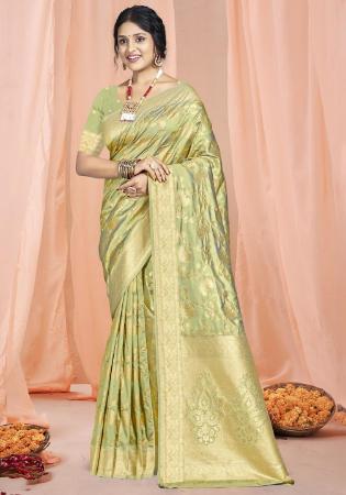 Picture of Statuesque Silk Tan Saree