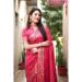 Picture of Amazing Silk Indian Red Saree