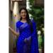 Picture of Admirable Silk Navy Blue Saree