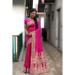 Picture of Beautiful Silk Hot Pink Saree