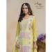 Picture of Organza Burly Wood Straight Cut Salwar Kameez