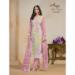 Picture of Organza Rosy Brown Straight Cut Salwar Kameez