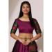 Picture of Charming Silk Dark Magenta Lehenga Choli