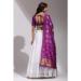 Picture of Charming Silk White Lehenga Choli