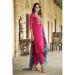 Picture of Silk Medium Violet Red Readymade Salwar Kameez