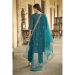 Picture of Sightly Silk Dark Slate Grey Readymade Salwar Kameez