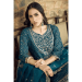 Picture of Sightly Silk Dark Slate Grey Readymade Salwar Kameez