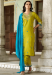 Picture of Exquisite Silk Golden Rod Readymade Salwar Kameez