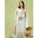 Picture of Magnificent Silk Off White Readymade Salwar Kameez