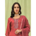 Picture of Ravishing Silk Indian Red Readymade Salwar Kameez