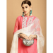 Picture of Grand Chiffon Light Salmon Readymade Salwar Kameez