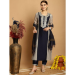 Picture of Chiffon Dark Slate Grey Readymade Salwar Kameez