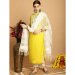 Picture of Wonderful Chiffon Golden Readymade Salwar Kameez