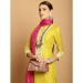 Picture of Grand Chiffon Golden Rod Readymade Salwar Kameez