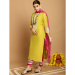 Picture of Grand Chiffon Golden Rod Readymade Salwar Kameez